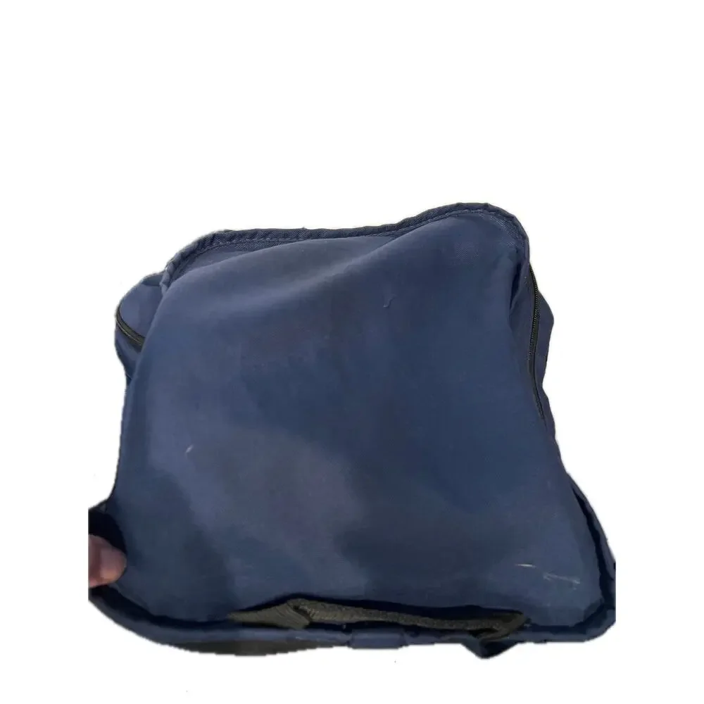 Nike Brasilia 9.5 Blue Black Medium 60L Duffel Gym Bag